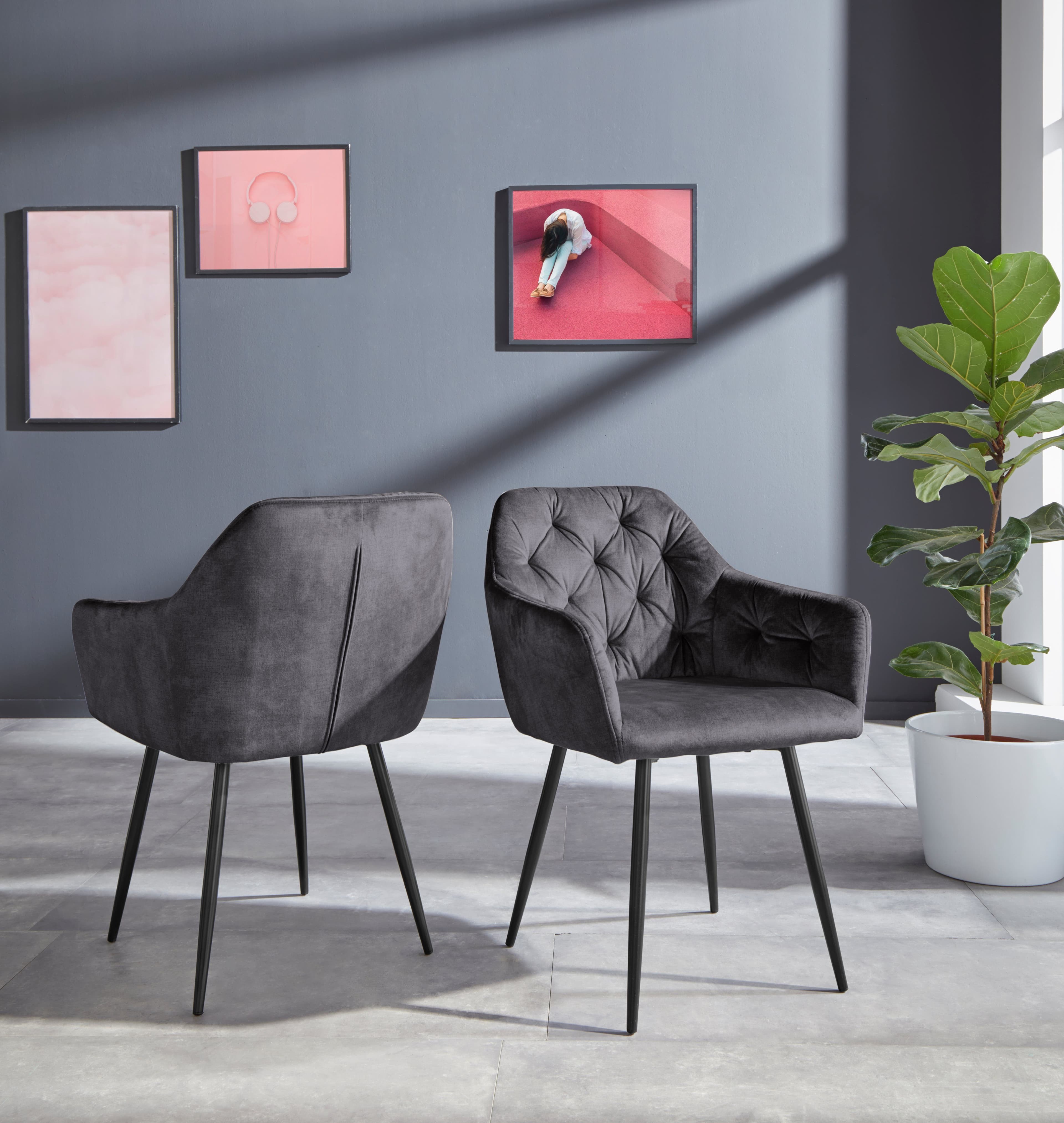 Hela Kira Esszimmerstuhl | Grau