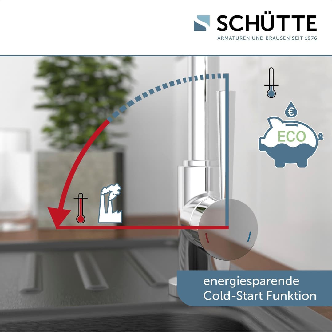 Schütte Spültischarmatur CORNWALL | Silber