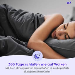 Wolkenfeld Kissenbezug Renforcé | Weiß