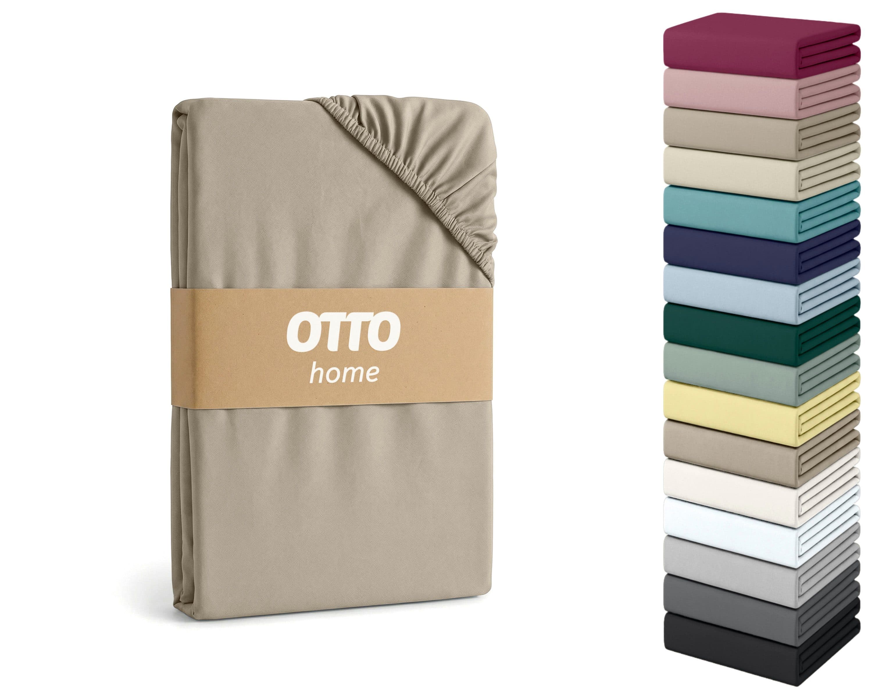 OTTO home Spannbettlaken Cremona | Beige