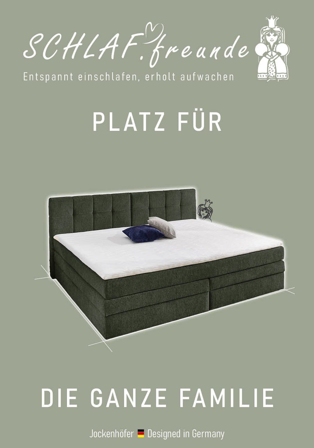 Jockenhöfer Gruppe Boxspringbett Casa Grande | Grau