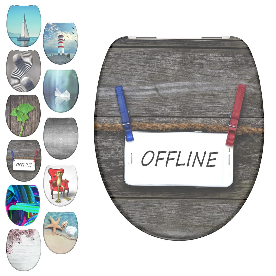 Schütte WC-Sitz Segeln | Mehrfarbig