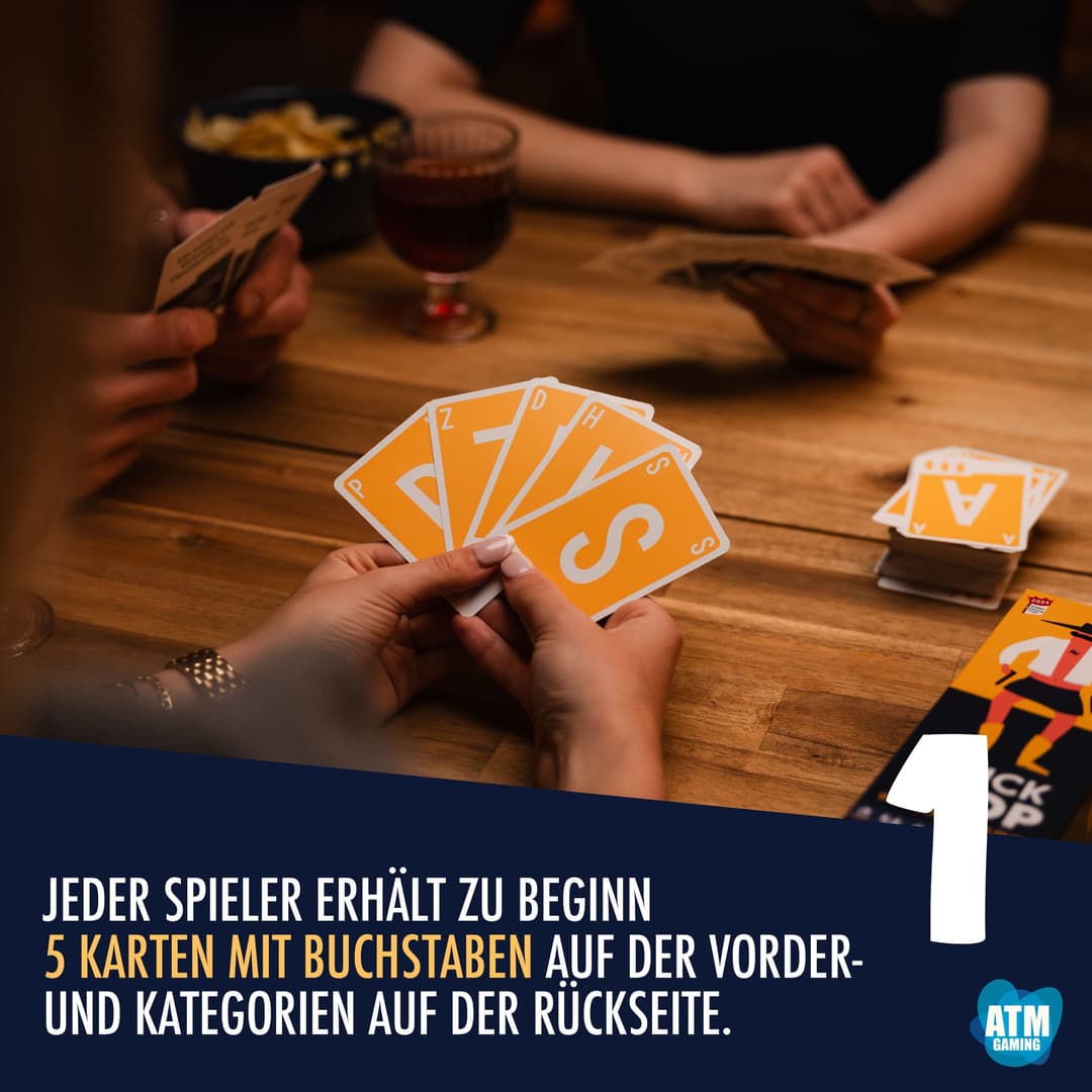 ATM GAMING Spiel Quickstop Das BuchstabenDuell | Mehrfarbig