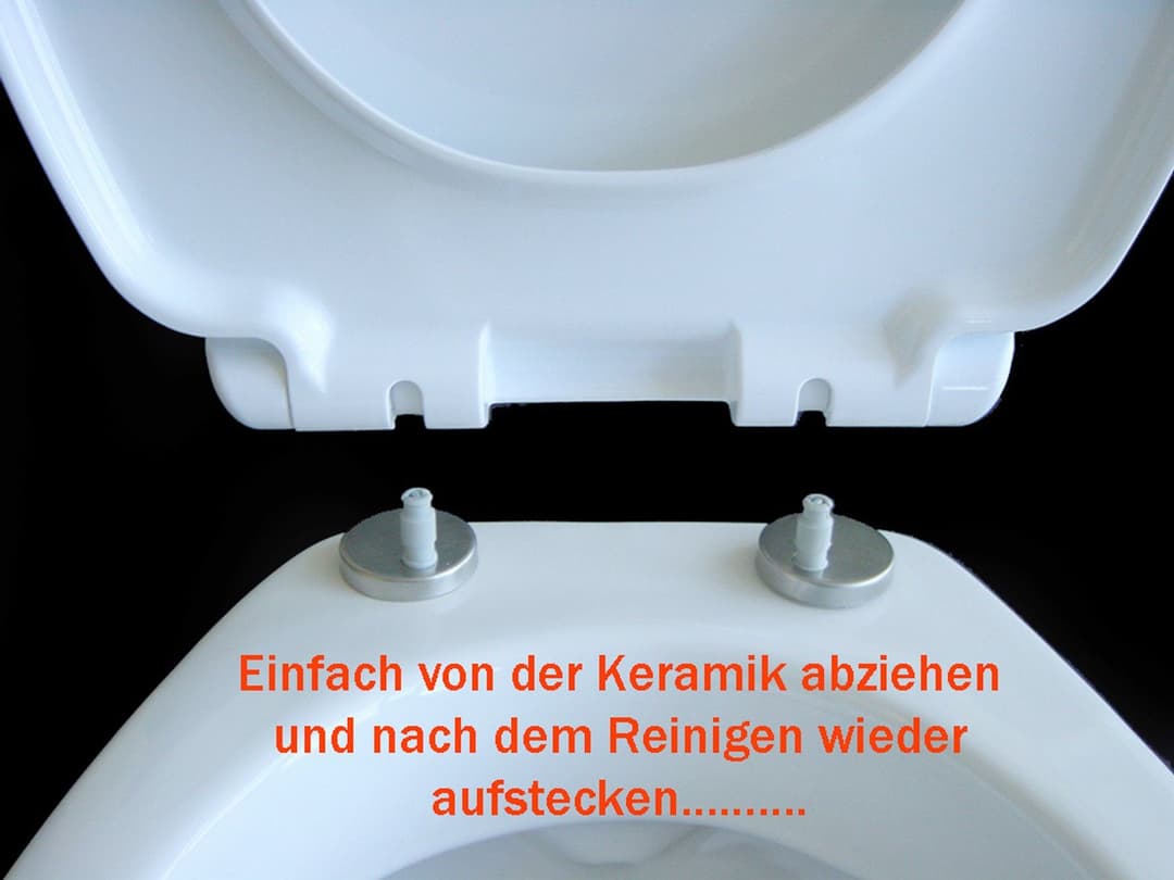 ADOB WC-Sitz Wassertropfen | Mehrfarbig