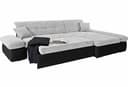 DOMO collection Ecksofa Moric | Schwarz 2