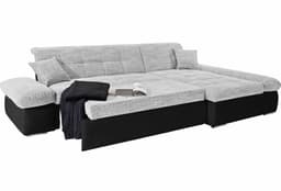 DOMO collection Ecksofa Moric | Schwarz