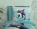 PURE luxury collection Kinderbettwäsche Splash | Blau 3