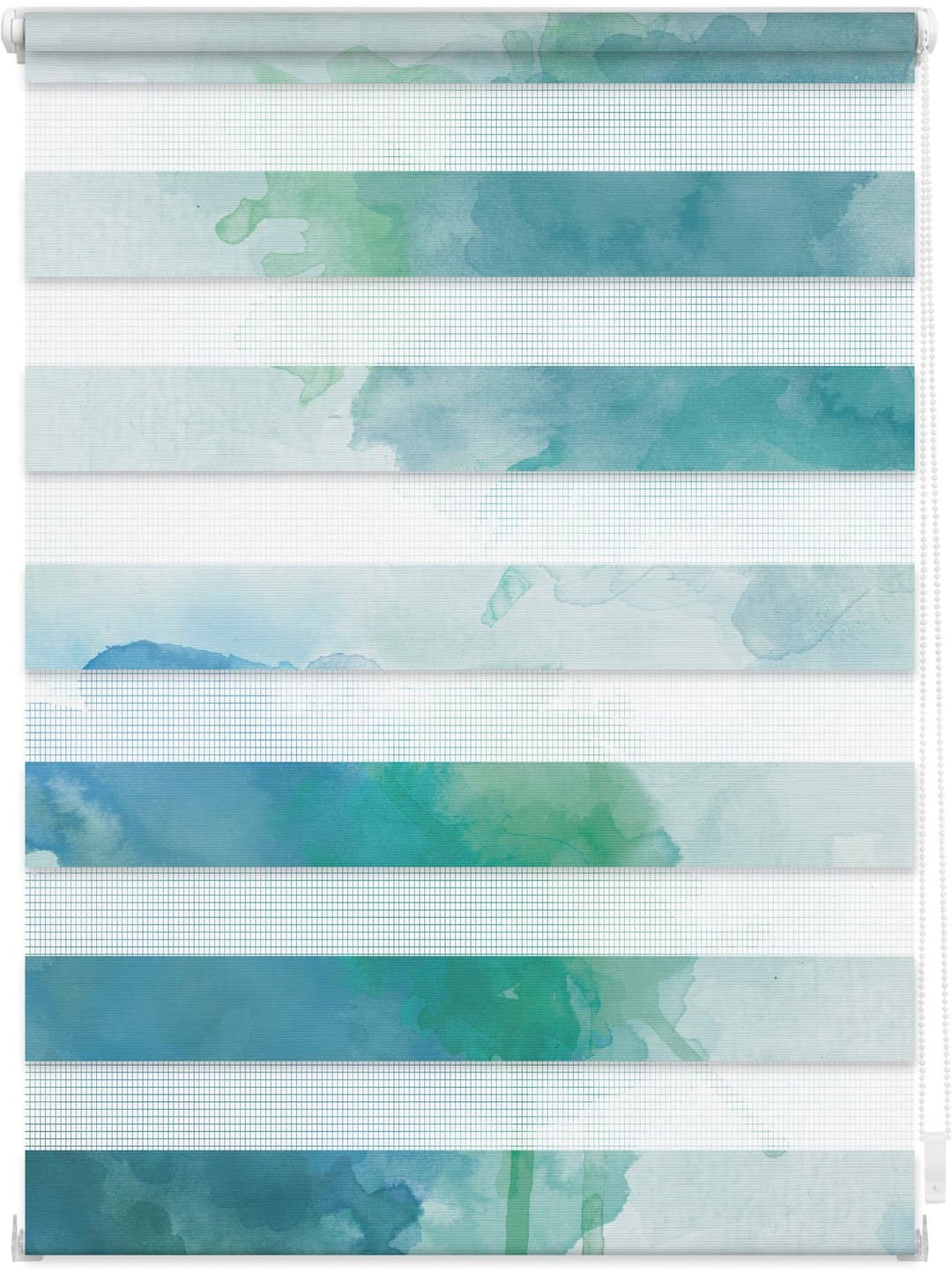 Doppelrollo Duo Rollo Motiv Aquarell | Mehrfarbig