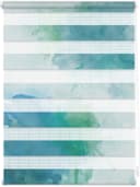 Doppelrollo Duo Rollo Motiv Aquarell | Mehrfarbig
