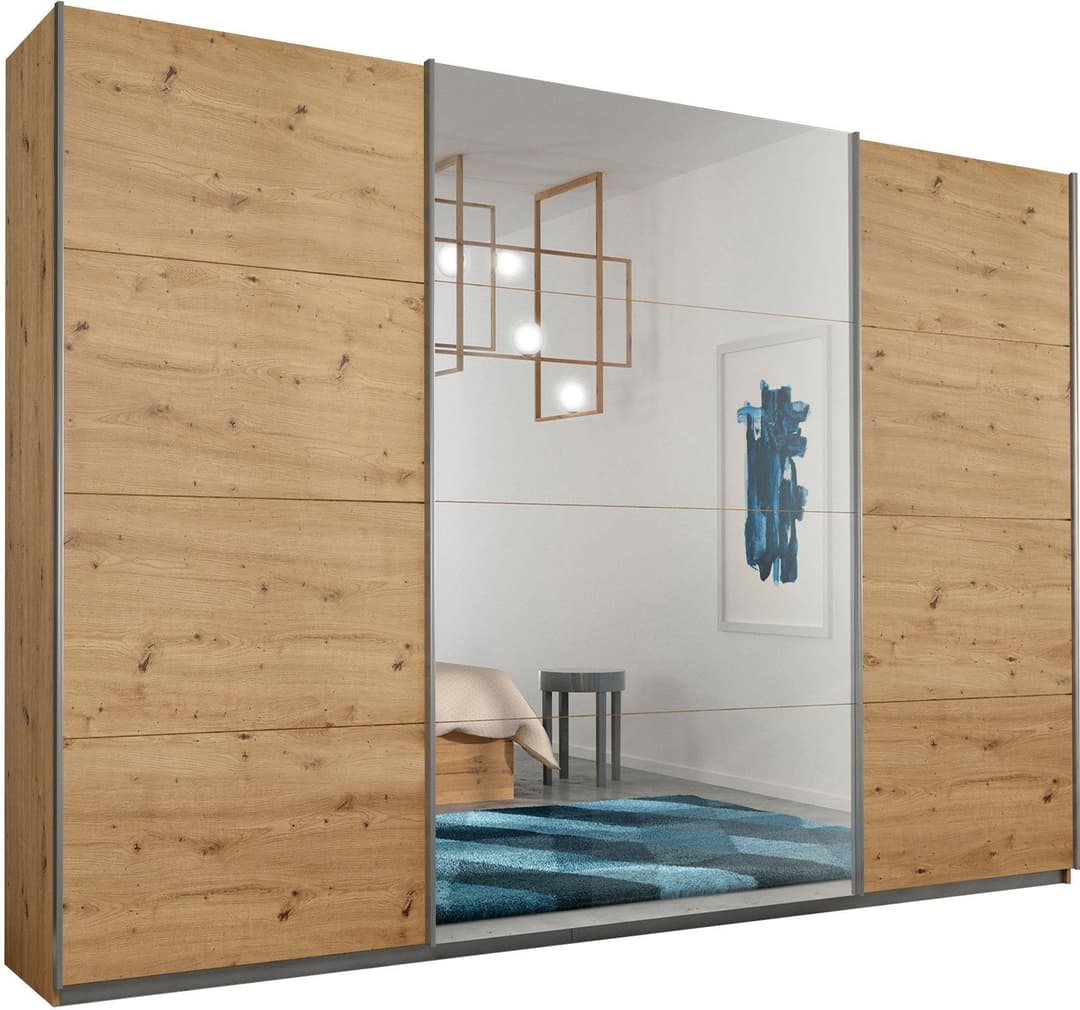 rauch Schwebetürenschrank CORTONA | Holztöne