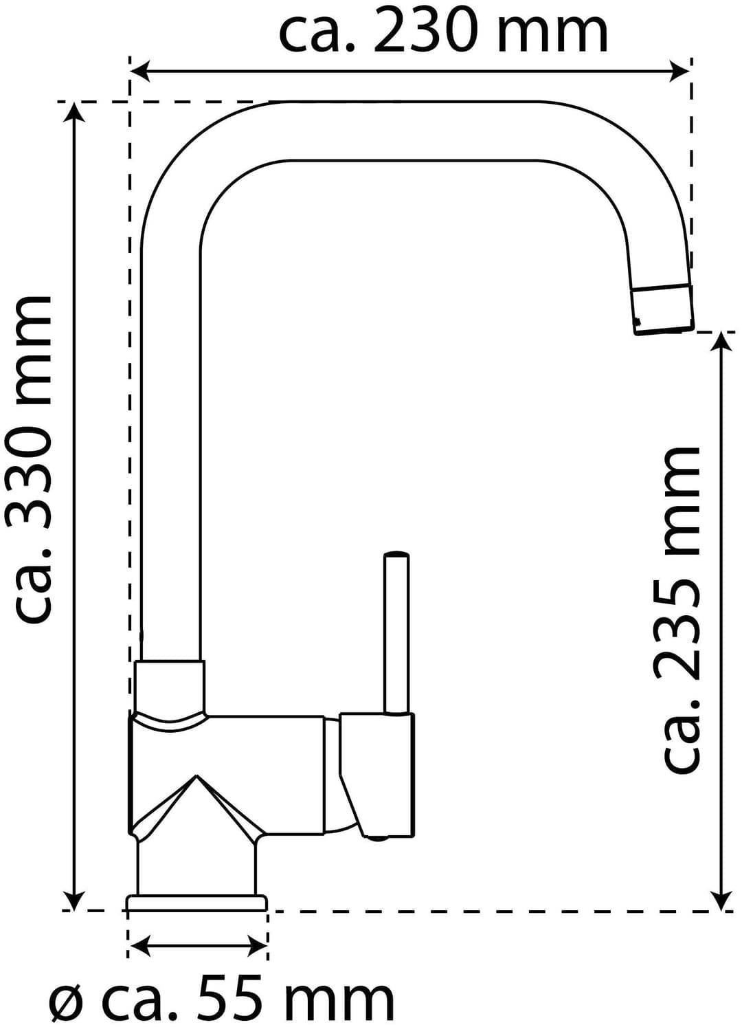 Eisl Spültischarmatur Futura | Schwarz