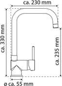 Eisl Spültischarmatur Futura | Schwarz 5