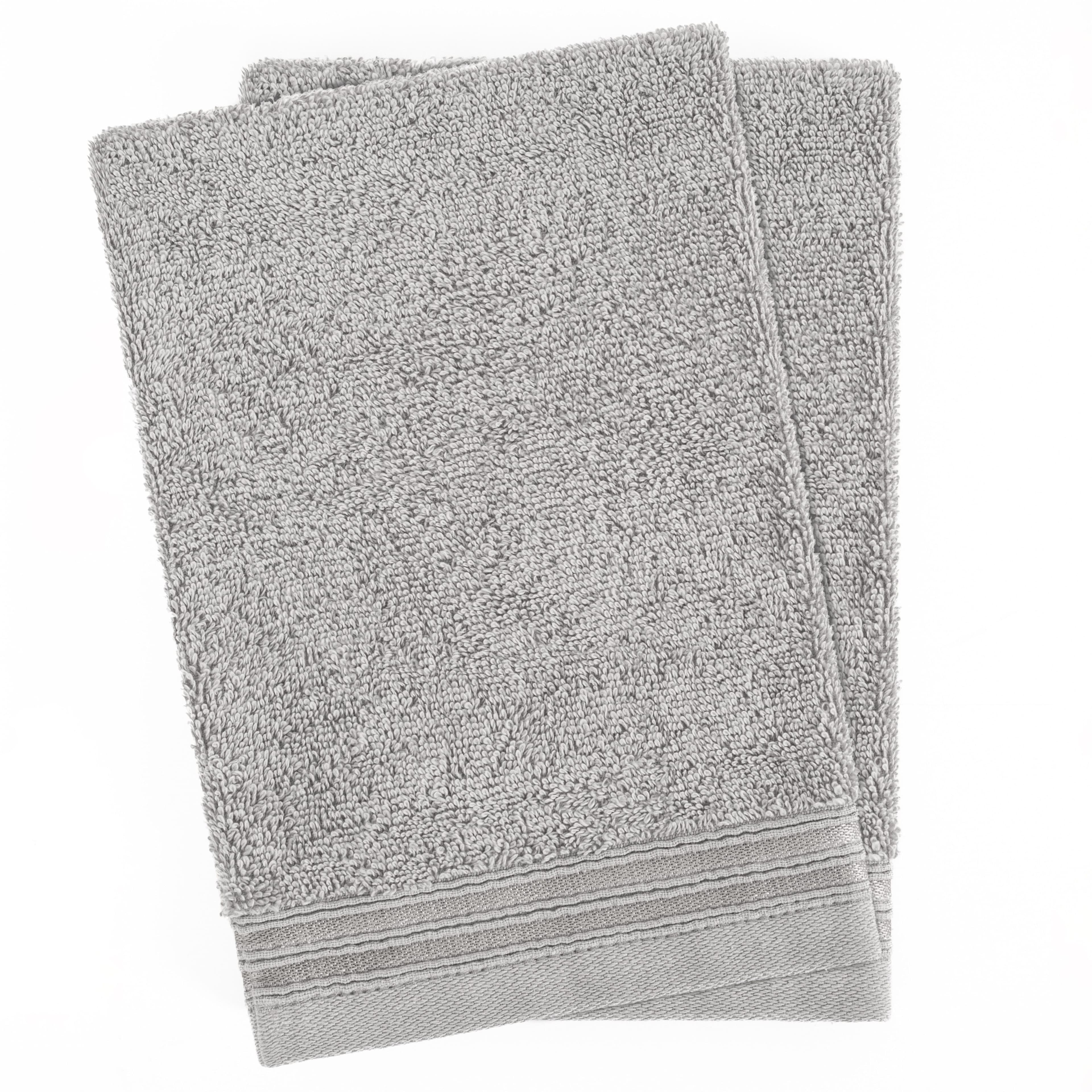 HAMMETEX Waschlappen 2er-Set | Grau