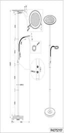 Reality Leuchten LED Stehlampe Ackbar | Silber 5