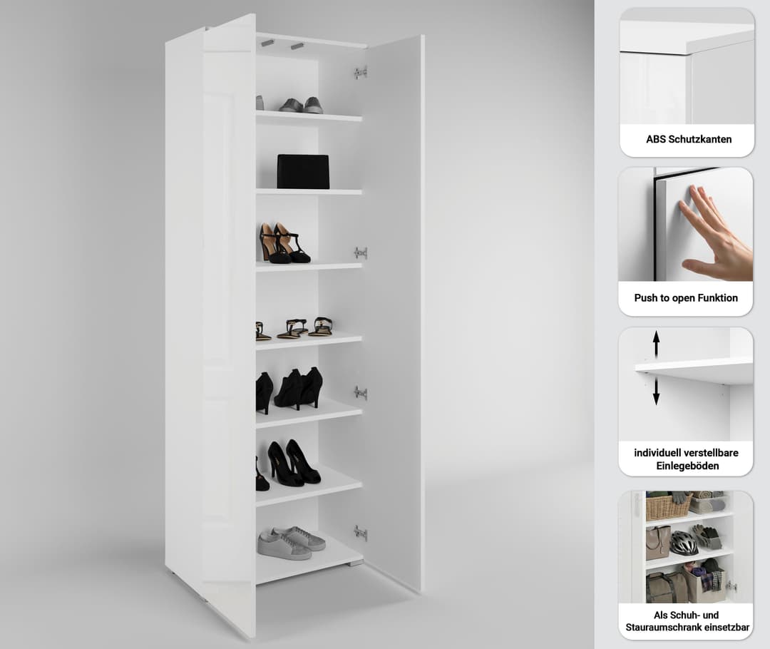 OTTO home Schuhschrank Paris | Schwarz