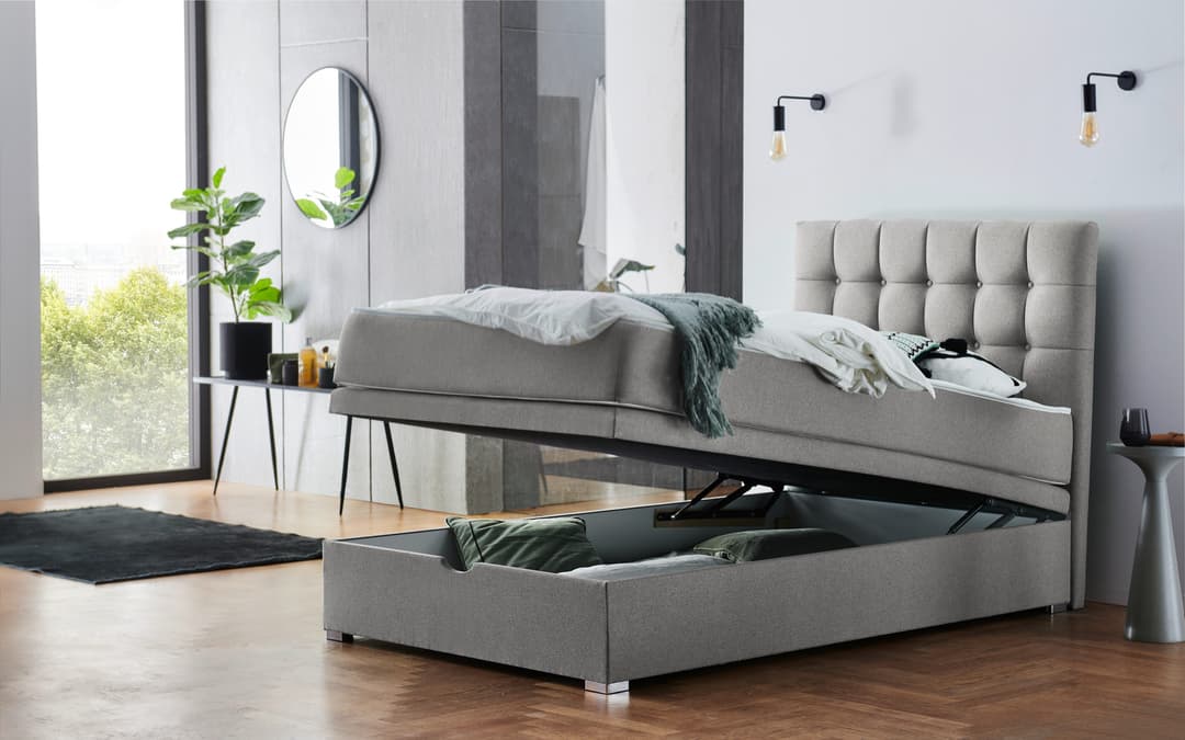ATLANTIC home collection Boxbett Riona | Grau