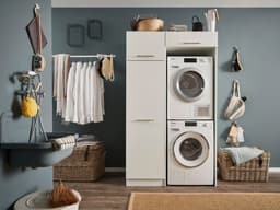Laundreezy Mehrzweckschrank-Set LAUNDREEZY LDLK2 | Weiß