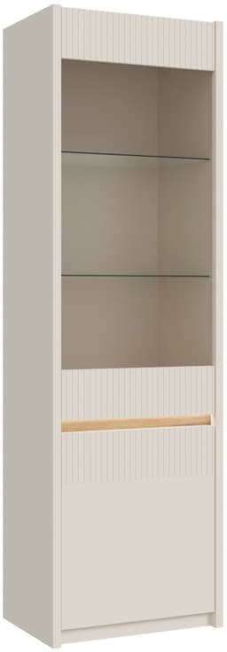 FORTE Oak Squere Vitrine | Beige