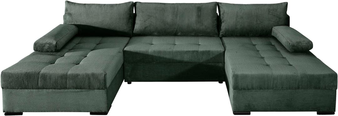 COLLECTION AB Wohnlandschaft Josy U-Form | Grün