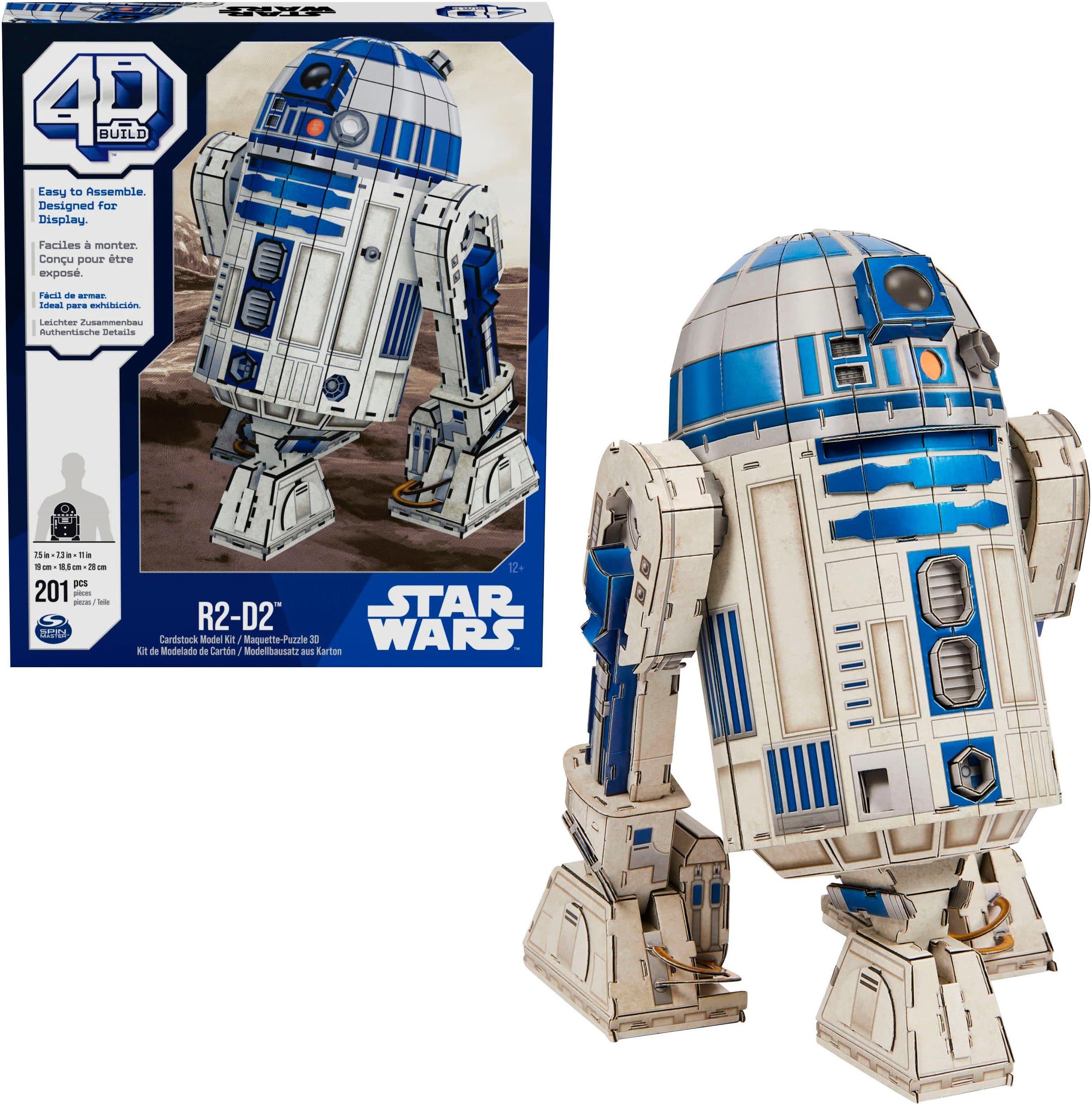 Spin Master 4D Build Star Wars R2-D2 Roboter | Mehrfarbig