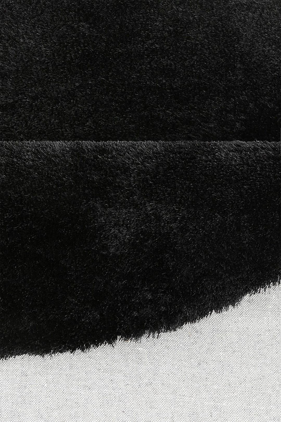 Bruno Banani Hochflor-Bettumrandung Dana Teppich | Schwarz