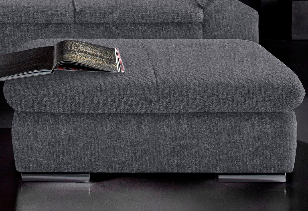 sit&more Polsterhocker Alcudia | Grau
