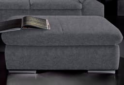 sit&more Polsterhocker Alcudia | Grau