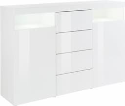 borchardt Möbel Highboard Kapstadt | Weiß