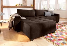 Home affaire Ecksofa Bella L-Form | Braun