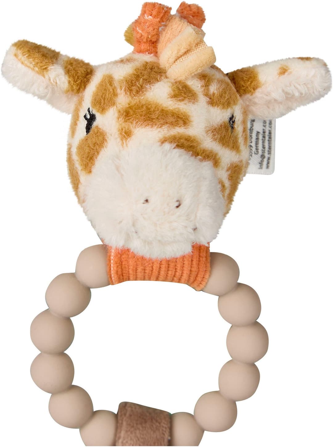 Sterntaler® Greifling Giraffe Kaya Ring, mit Rassel | Braun