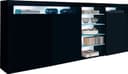 borchardt Möbel Highboard Santa Fe | Schwarz