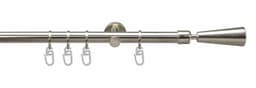 Liedeco Gardinenstange Bergamo | Silber