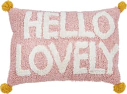 done. Dekokissen CUSHION HAPPY HELLO LOVELY | Rosa
