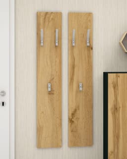 borchardt Möbel Garderobenpaneel Vaasa (2 St) | Holztöne