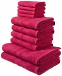 OTTO home Handtuch Set Vanessa | Rot