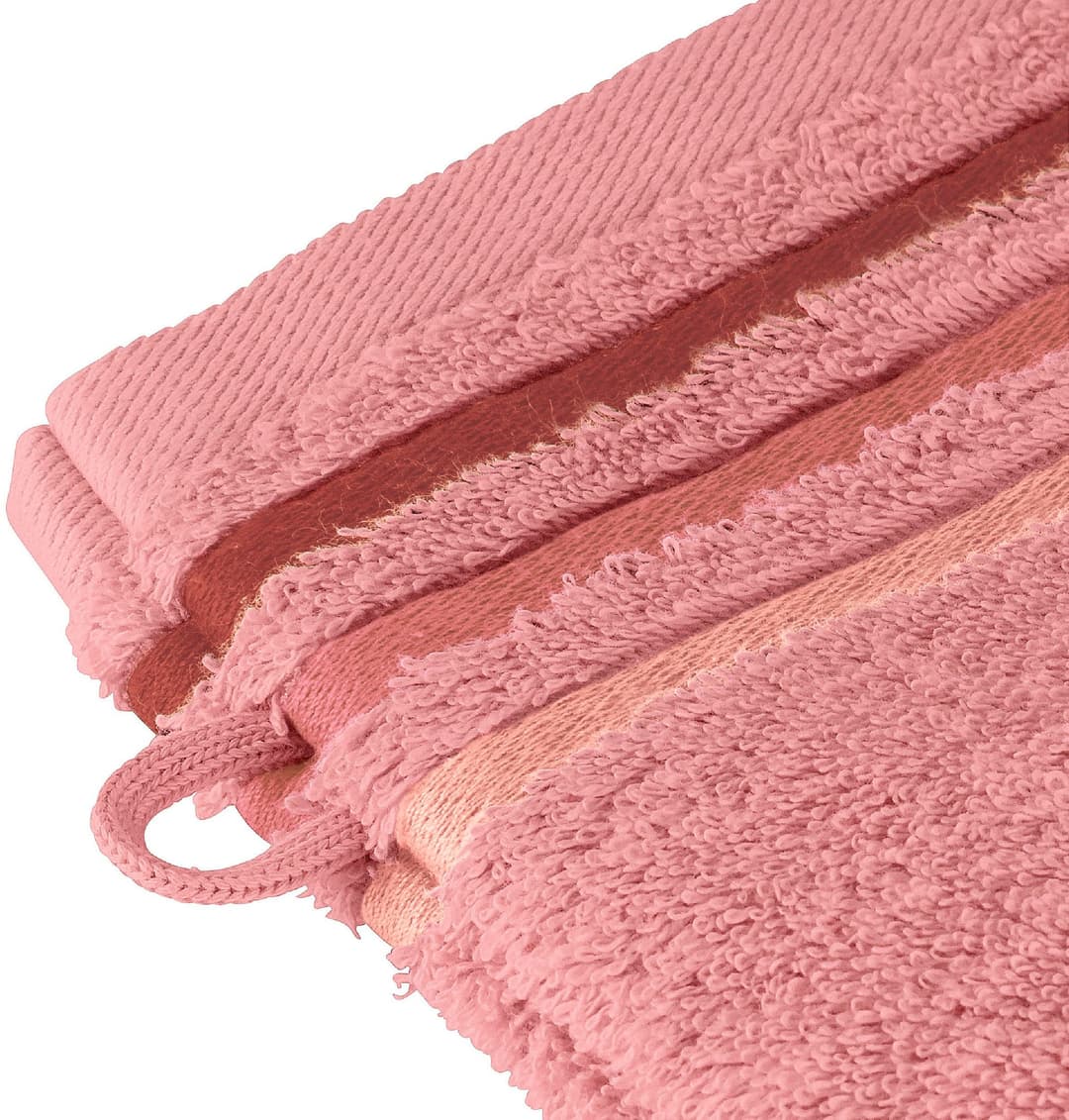 Schiesser Waschhandschuh Skyline Color | Rosa