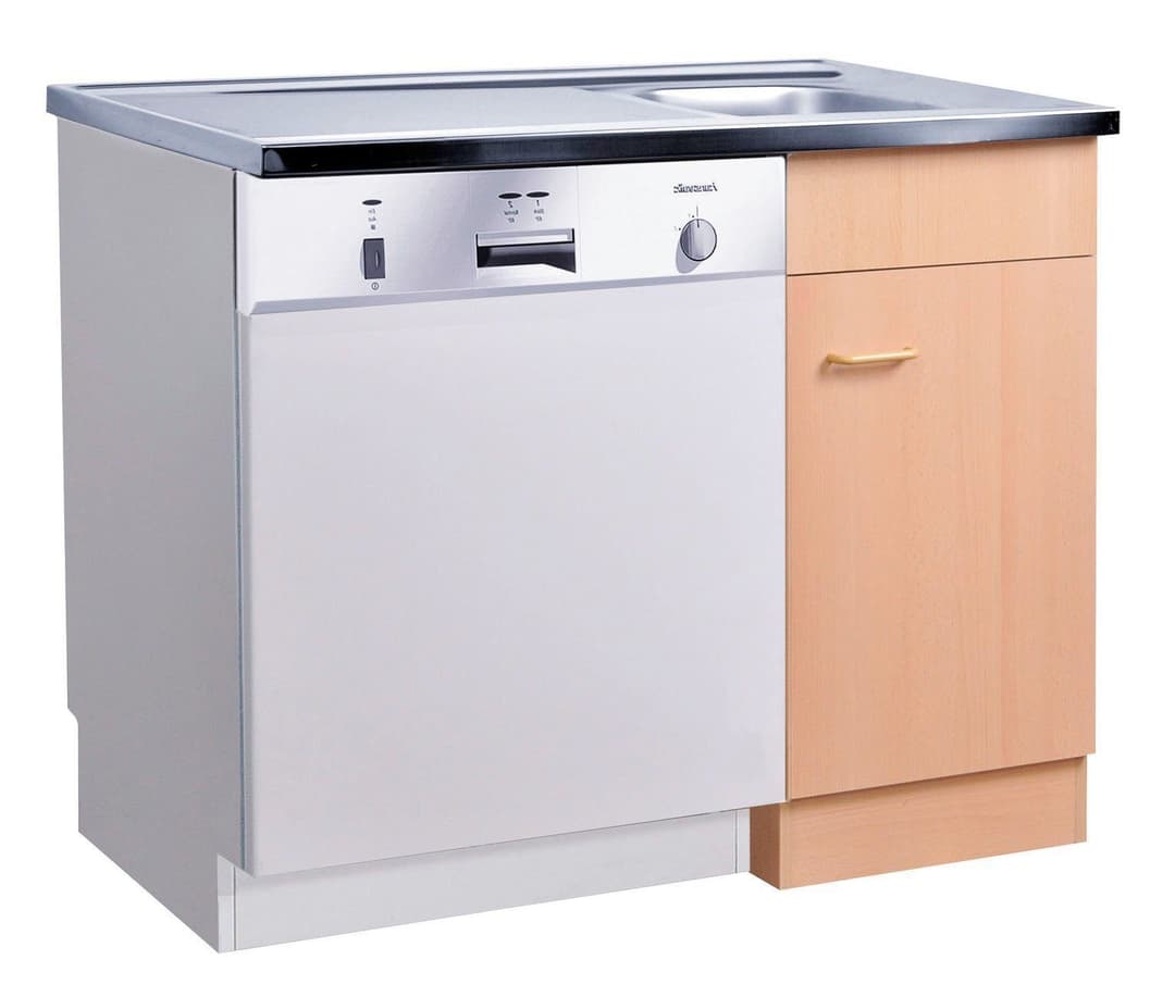 KOCHSTATION Spülenschrank KS-Elster | Holztöne