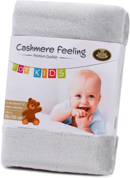 Kinderdecke Premium Cashmerefeeling | Grau