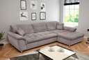 DOMO collection Ecksofa Franzi | Braun 2