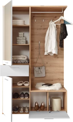 HBZ Entra Garderobe | Holztöne