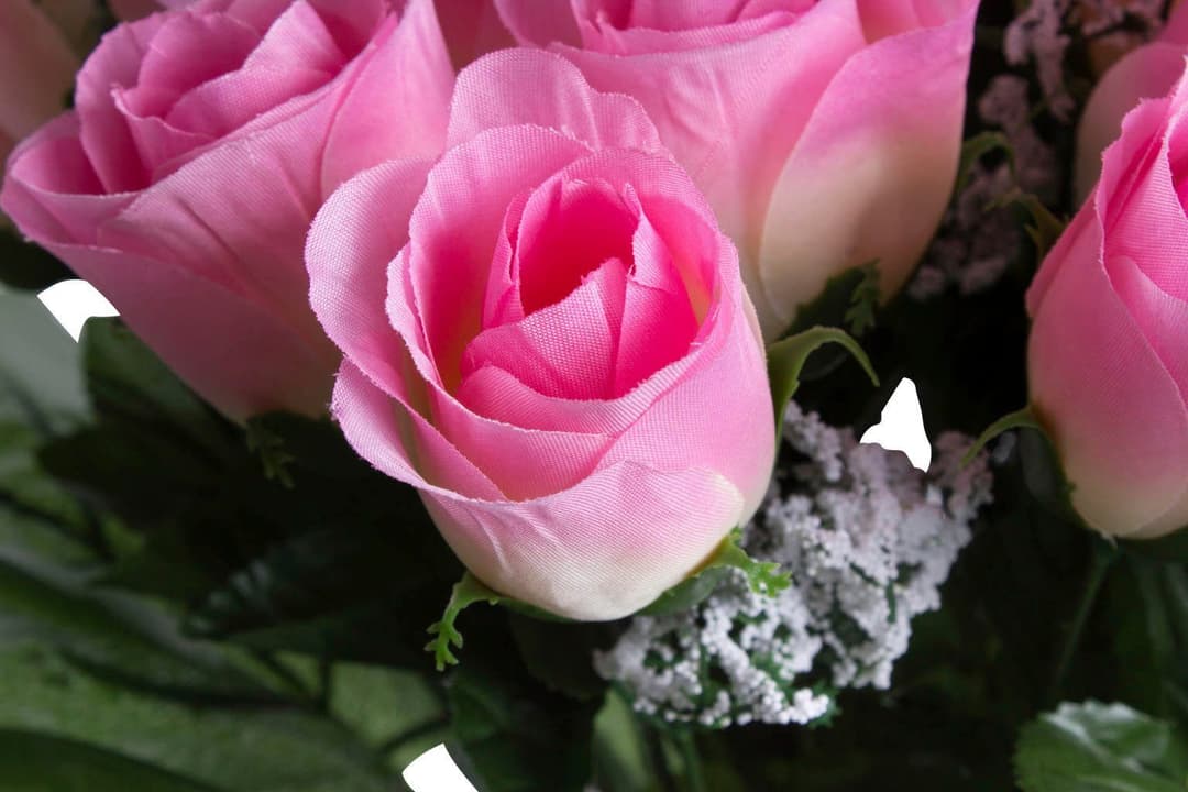 Kunstblume Rosenstrauß | Pink