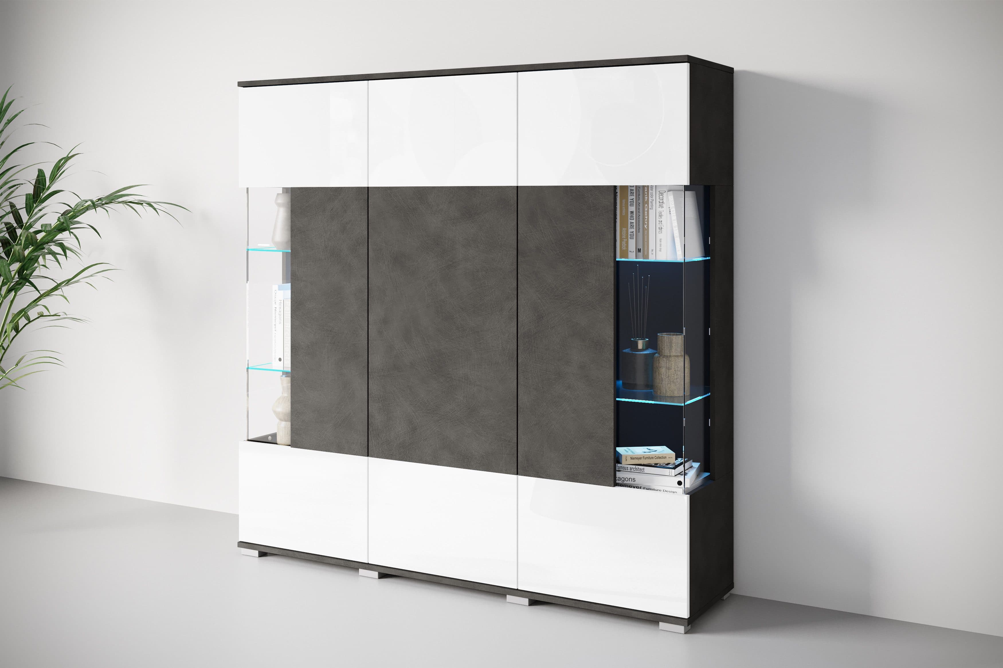 OTTO home Highboard Kenia | Schwarz