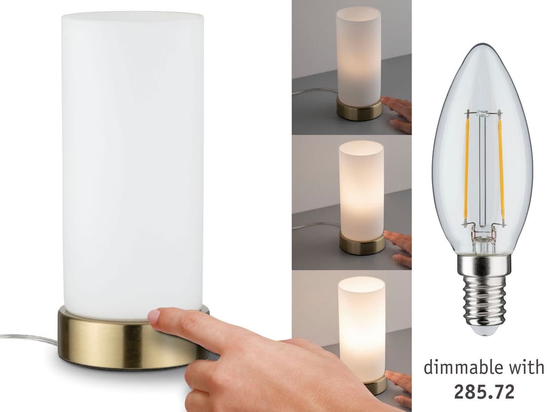 Paulmann Pinja Nachttischlampe | Mehrfarbig