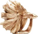 Kare Design Dekofigur Betta Fish Gold Klein | Gold
