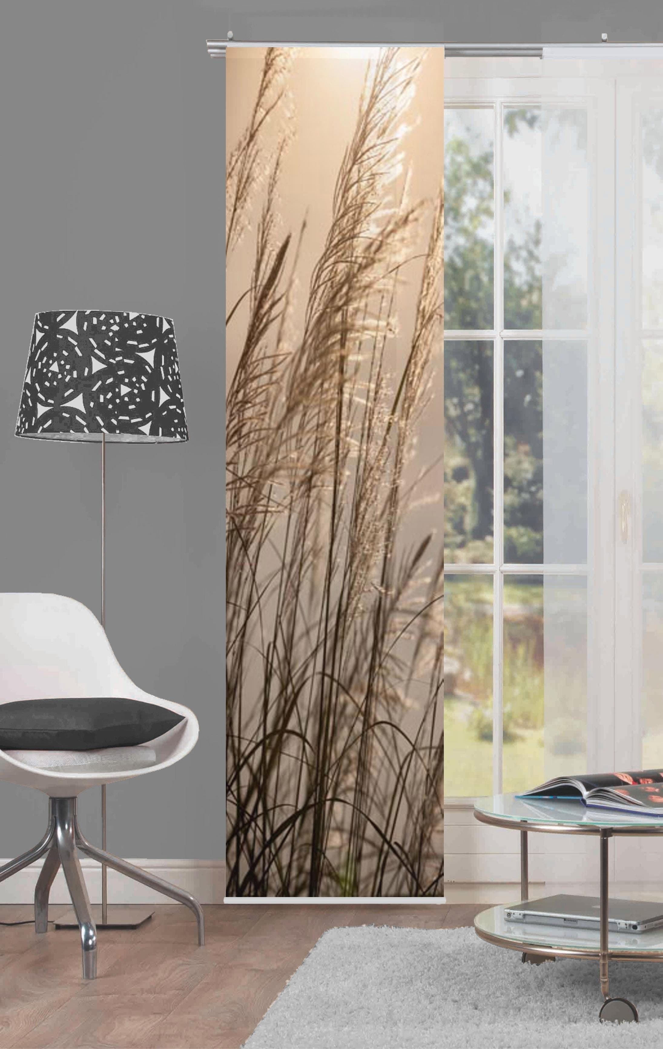 HOME WOHNIDEEN Schiebegardine CARUSO | Braun