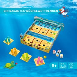 Haba Spiel Watt geht ab?!, Familienspiel | Mehrfarbig