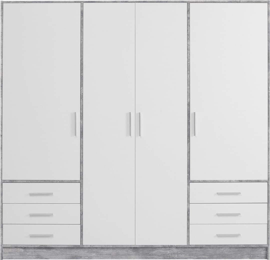 FORTE Kleiderschrank Jupiter | Mehrfarbig