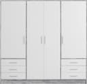 FORTE Kleiderschrank Jupiter | Mehrfarbig 2