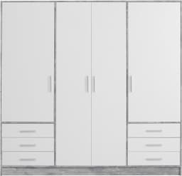 FORTE Kleiderschrank Jupiter | Mehrfarbig