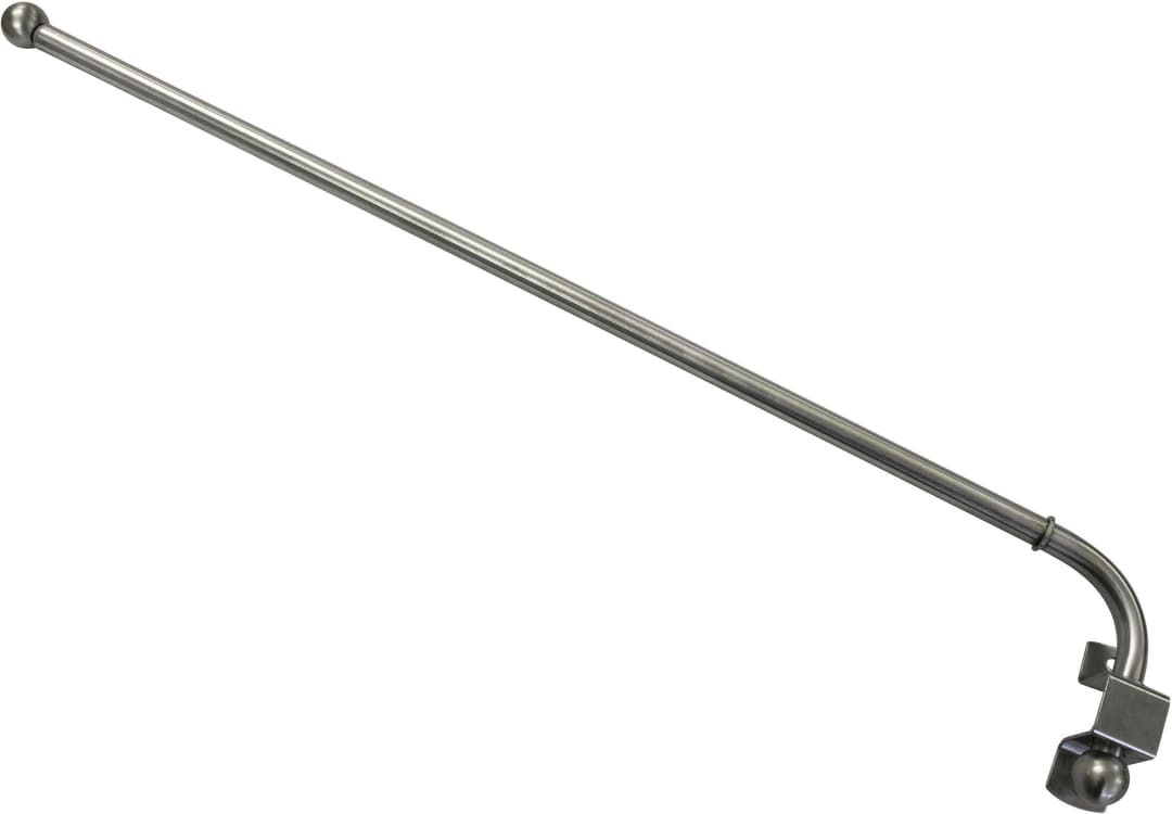 GARDINIA Schwenkstange Metall | Silber